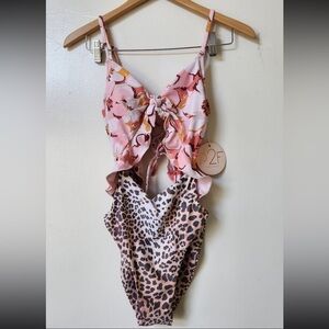 NWT Power 2 The Flower Carly swimsuit size S